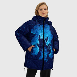 Куртка зимняя женская Сквиртл Эша, цвет: 3D-черный — фото 2