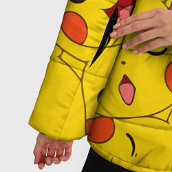 Куртка зимняя женская Pikachu, цвет: 3D-черный — фото 2