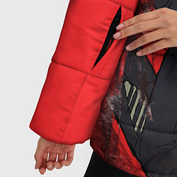 Куртка зимняя женская MCR, цвет: 3D-красный — фото 2