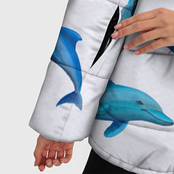 Куртка зимняя женская Рай для дельфина, цвет: 3D-черный — фото 2