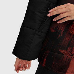 Куртка зимняя женская Кастлвания, цвет: 3D-красный — фото 2