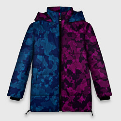 Куртка зимняя женская МИЛИТАРИ, цвет: 3D-черный