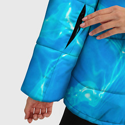 Куртка зимняя женская Вода, цвет: 3D-светло-серый — фото 2