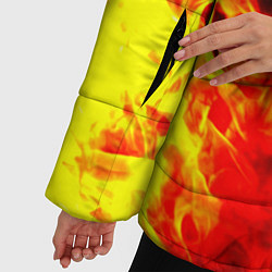 Куртка зимняя женская БИТВА ОГНЕЙ, цвет: 3D-черный — фото 2