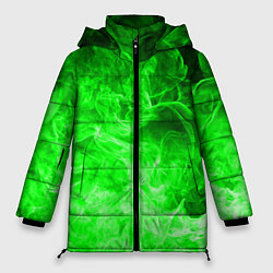Куртка зимняя женская ОГОНЬ GREEN NEON, цвет: 3D-красный