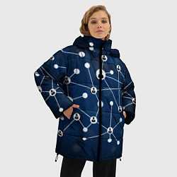 Куртка зимняя женская COVID-19 WORLD, цвет: 3D-черный — фото 2