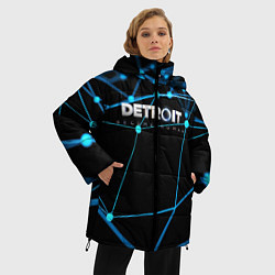 Куртка зимняя женская Detroit:Become Human, цвет: 3D-красный — фото 2