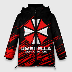 Куртка зимняя женская Umbrella Corporation, цвет: 3D-черный