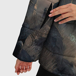 Куртка зимняя женская Bloodborne, цвет: 3D-светло-серый — фото 2