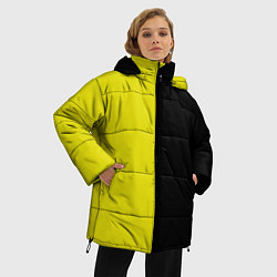Куртка зимняя женская BLACK YELLOW, цвет: 3D-черный — фото 2