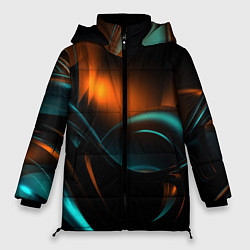 Куртка зимняя женская ABSTRACT COLOR, цвет: 3D-черный
