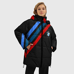 Куртка зимняя женская BMW CARBON, цвет: 3D-черный — фото 2