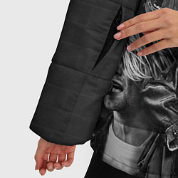Куртка зимняя женская Рок, как смысл жизни, цвет: 3D-черный — фото 2