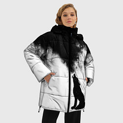 Куртка зимняя женская Galaxy wolf, цвет: 3D-черный — фото 2
