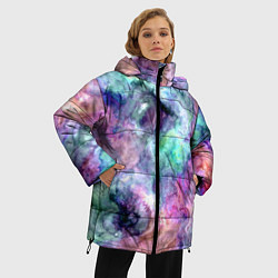 Куртка зимняя женская Color splashes, цвет: 3D-черный — фото 2