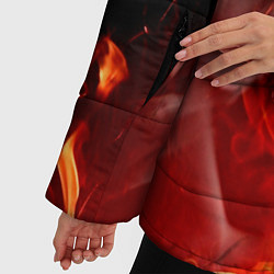 Куртка зимняя женская МЧС России, цвет: 3D-красный — фото 2