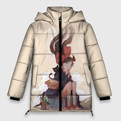 Куртка зимняя женская Kiki’s Delivery Service, цвет: 3D-черный