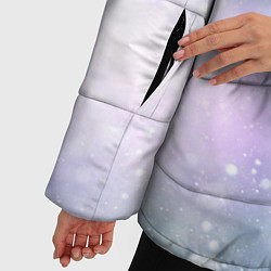 Куртка зимняя женская Звездное небо, цвет: 3D-красный — фото 2