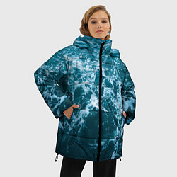 Куртка зимняя женская Водная гладь, цвет: 3D-черный — фото 2