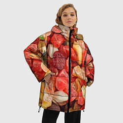 Куртка зимняя женская Цукаты, цвет: 3D-черный — фото 2