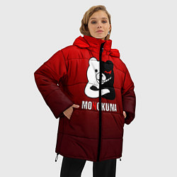 Куртка зимняя женская Monokuma, цвет: 3D-светло-серый — фото 2