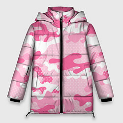 Куртка зимняя женская МИЛИТАРИ, цвет: 3D-красный