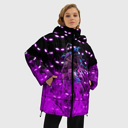 Куртка зимняя женская Fortnite Raven, цвет: 3D-черный — фото 2