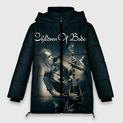 Куртка зимняя женская Children of Bodom 4, цвет: 3D-светло-серый