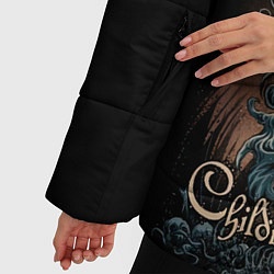 Куртка зимняя женская Children of Bodom 17, цвет: 3D-черный — фото 2