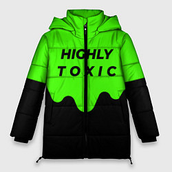 Куртка зимняя женская HIGHLY toxic 0 2, цвет: 3D-черный