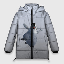 Женская зимняя куртка Мультяшный пингвин