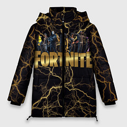 Куртка зимняя женская Fortnite Chapter 2, цвет: 3D-черный