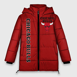 Куртка зимняя женская CHICAGO BULLS, цвет: 3D-черный