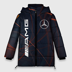 Куртка зимняя женская MERCEDES-BENZ AMG, цвет: 3D-черный