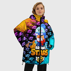 Куртка зимняя женская BRAWL STARS GALE, цвет: 3D-черный — фото 2