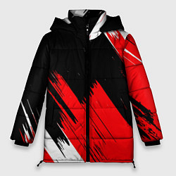Куртка зимняя женская ТЕКСТУРА, цвет: 3D-светло-серый