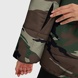 Куртка зимняя женская Russia камуфляж, цвет: 3D-черный — фото 2
