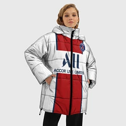 Куртка зимняя женская PSG away 20-21, цвет: 3D-красный — фото 2