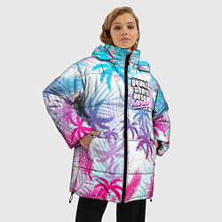 Куртка зимняя женская GTA VICE CITY, цвет: 3D-черный — фото 2
