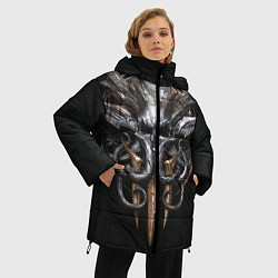 Куртка зимняя женская Baldurs gate 3, цвет: 3D-черный — фото 2