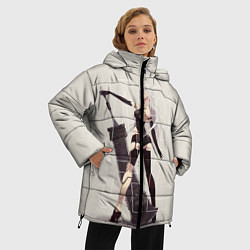 Куртка зимняя женская A2, цвет: 3D-черный — фото 2