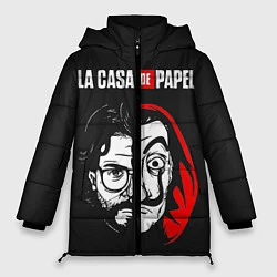 Куртка зимняя женская La casa de papel, цвет: 3D-черный