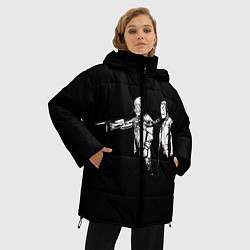 Куртка зимняя женская Бумажный Дом, цвет: 3D-светло-серый — фото 2