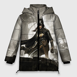 Куртка зимняя женская Batgirl, цвет: 3D-светло-серый