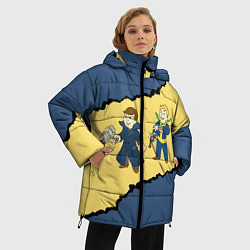 Куртка зимняя женская Fallout New Vegas Boys, цвет: 3D-черный — фото 2
