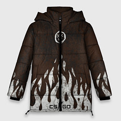 Женская зимняя куртка Cs:go - Оксидное пламя