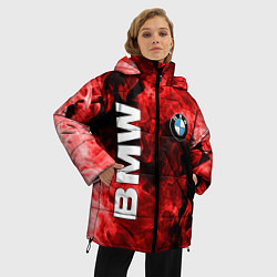 Куртка зимняя женская BMW FIRE, цвет: 3D-черный — фото 2