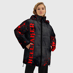 Куртка зимняя женская Helltaker Logo Z, цвет: 3D-красный — фото 2