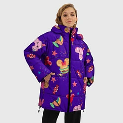 Куртка зимняя женская Минни Маус, цвет: 3D-черный — фото 2