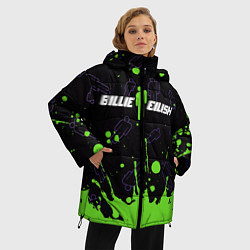 Куртка зимняя женская BILLIE EILISH БИЛЛИ АЙЛИШ, цвет: 3D-черный — фото 2